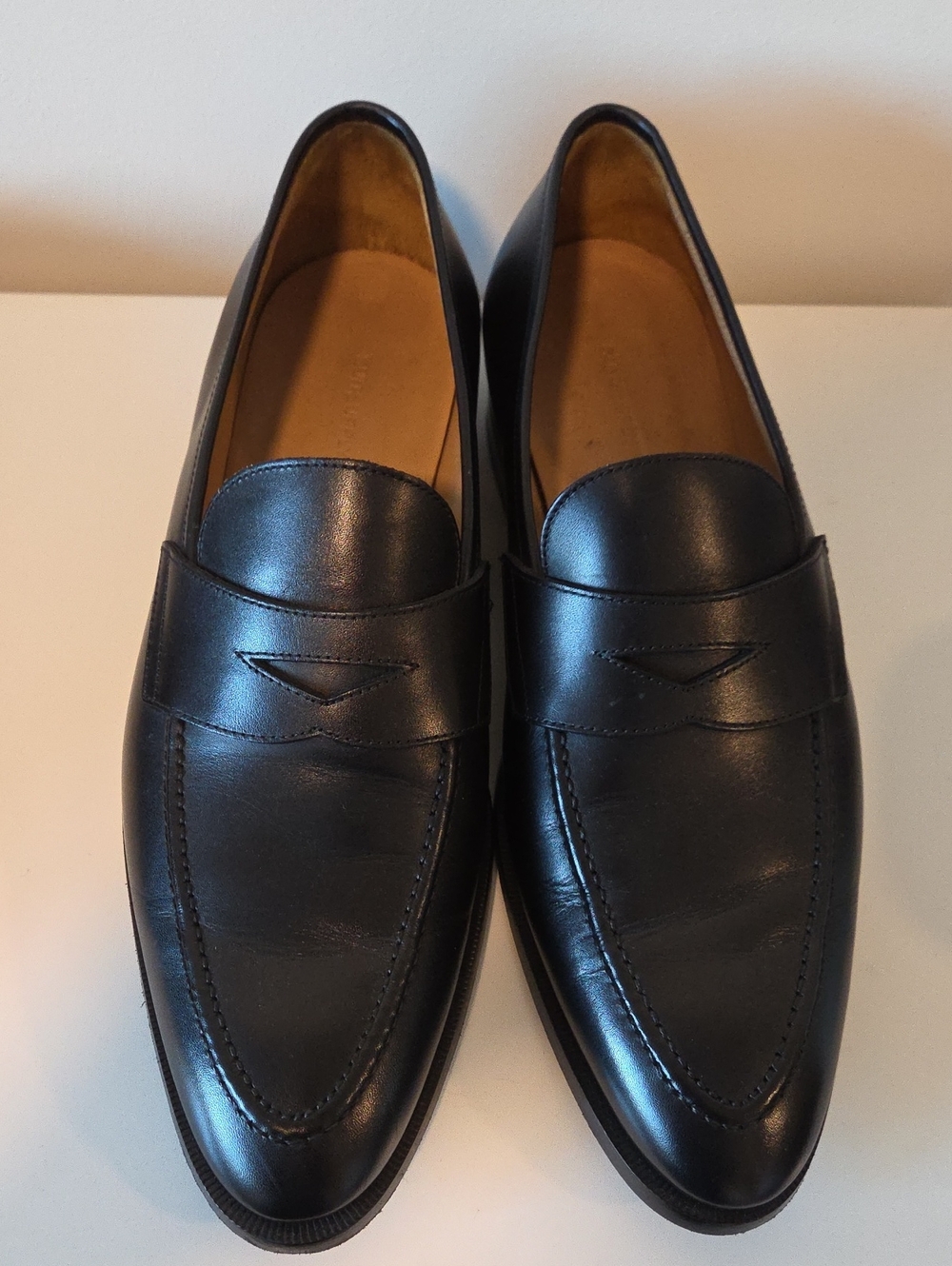 Black Leather Men’s Loafers